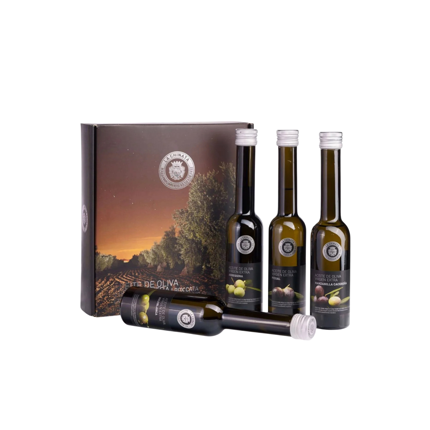 Zestaw Degustacyjny Hiszpańska Oliwa z Oliwek Extra Virgin 4x250ml Prezent
